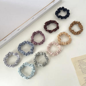 Attache-cheveux en satin décontractée, accessoire pour chignon, élastique pour cheveux, porte-queue <span class=keywords><strong>de</strong></span> cheval, attaches-cheveux souples pour femmes et filles - Product Image 3