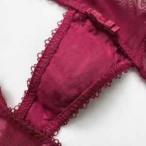 Slip Sexy Francese in Pizzo a Vita Bassa, Perizoma in Seta Ghiaccio, Lingerie Traspirante con Motivi Floreali, <span class=keywords><strong>Intimo</strong></span> <span class=keywords><strong>Elegante</strong></span> da Donna - Product Image 4