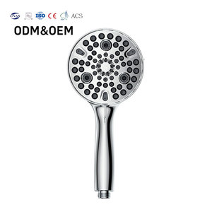 Moderno cabezal de ducha de mano multifunción con 10 funciones de pulverización, ecológico y con función de masaje para baño. - Product Image 1