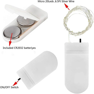 Led <span class=keywords><strong>String</strong></span> ánh sáng không thấm nước bạc dây Bình đom đóm ánh sáng Mason Jar DIY Giáng sinh Đảng cổ tích trang trí đám cưới ánh sáng chuỗi - Product Image 6