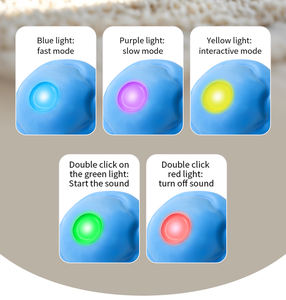 Nuova Palla Interattiva Intelligente per Cani 2025 - Rotolamento Automatico con Coda che si Muove, Attivazione al Tocco e <span class=keywords><strong>Suono</strong></span> di Latrato per l'Addestramento - Product Image 2