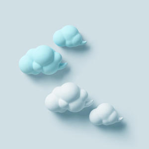 Creazione culturale di pietra magnetica tridimensionale nuvola di vento cinese simpatico piccolo adesivo del frigorifero - Product Image 5