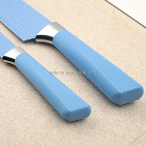 طقم سكاكين شيف احترافي مكون من 6 قطع حادة من الفولاذ المقاوم للصدأ، أداة تقطيع متعددة الوظائف، سكاكين مطبخ لتقشير الفواكه مع صندوق هدايا - Product Image 5