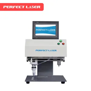 Perfect Laser-Portable Desktop LCD Screen Low Maintenance Cost Hard Plastic PVC Nameplate Dot Peen Pin Marking Machine