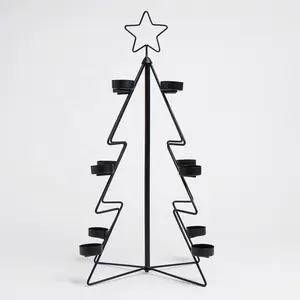 金属圣诞树茶架、装饰蜡烛树、小玩意展示架
