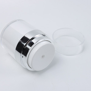 Empty 30g 50g 30ml Eye Cream Lotion Container White Acrylic Powder <strong>Jars</strong> Double Wall Cosmetic <strong>Airless</strong> <strong>Pump</strong> <strong>Jar</strong> - Product Image 4