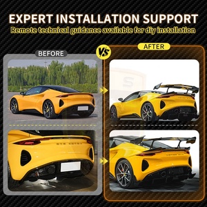 Alerón trasero de fibra de carbono seco de la mejor calidad para Lotus Emira Mono Style, alerón trasero alto, accesorios exteriores para automóviles - Product Image 3