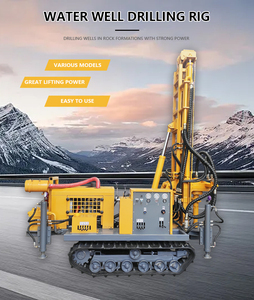 Crawler Type <b>Drilling</b> Rig 500m Depth 300mm Diameter Water Well Use 5000KG 2.5 km/h Mobility - Product Image 2