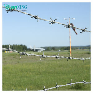 Valla de alambre de púas de acero recubierto de PVC a granel galvanizado Tipo de bobina de seguridad y protección de prisiones en Sri Lanka - Product Image 4