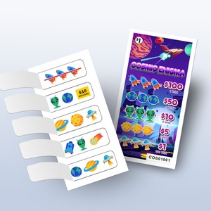 Impression de billets de jeu instantanés et de tickets à gratter en carton de haute qualité 280 GSM - Product Image 1