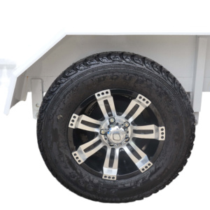 Heavy Duty Galvanized/Aluminum Utility Trailer with Checker Plate Floor for <b>ATV</b>/Motorcycle Transport - Product Image 4