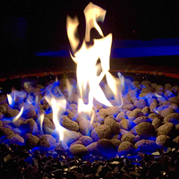 Vente Flash : Pierres de lave noires Fire Rock 5-8cm, galets pour sauna, pierres de verre pour foyer extérieur, aménagement paysager de jardin