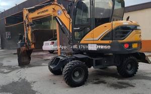 Trouvez des mini-excavatrices sur roues d'occasion Hyundai HW60 originales de Corée, 6 tonnes, de bonne qualité, similaires à l'Icon. - Product Image 5