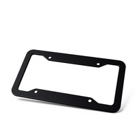 Support de plaque d'immatriculation en aluminium antirouille FENGYUNJIA MG-24, norme américaine, 31*16cm, bord large, 4 petits trous, vente en gros