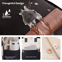 LOVEVOOK Sac à langer multifonctionnel pour bébé Sac à dos de voyage pour maman papa Sac à dos portable pour bébé Sac à langer avec station à langer