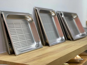 Bassin à portions en acier inoxydable SS304 Bassin à manger européen avec couvercle Fast Food Truck Vegetable GN Pan Milk Tea Shop Jam Basin - Product Image 6