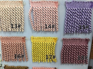 Frangia in Bullion di Alta Qualità OEM ODM, 10CM, Vari Colori, per Tessuti d'Arredamento - Product Image 6