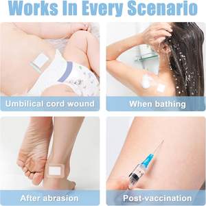 Tek kullanımlık steril medikal Film yara kesi ada soyunma bakım paketleri şeffaf yapışkan yara pansuman - Product Image 5