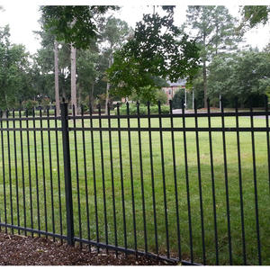 Clôture de sécurité en métal à prix avantageux, clôture en <span class=keywords><strong>fer</strong></span> <span class=keywords><strong>forgé</strong></span> de haute qualité, clôture en acier galvanisé - Product Image 4