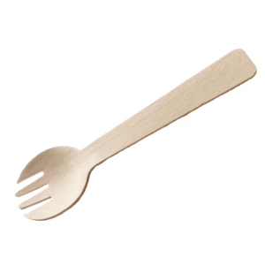 Juego de Cubiertos de Madera Biodegradables Ecológicos, Cuchara, Cuchillo y Tenedor, Resistentes al Calor, Desechables, para Fiestas y Campamentos - Product Image 4