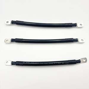 สายแบตเตอรี่รถยนต์สายซิลิโคนอ่อน10/16/25/35mm2พร้อมสายเชื่อม2 4 6 8 AWG 20/30cm สีแดงสีดำสำหรับแบตเตอรี่รถยนต์ - Product Image 1