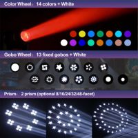 Lyre de scène professionnelle 380W 17R Sharpy Beam avec double prisme, DMX512, CRI85, pour DJ, mariage et événements, livrée avec flight case