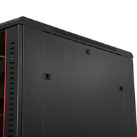 Promotion : Armoire de serveur Jiasheng 42U 600x1000 Noir/Gris en acier laminé à froid SPCC 19' standard international pour centre de données