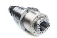 Spindle Mesin Bubut Konstruksi Tipe Horizontal Terlaris, Tahan Air, Sambungan Nos BT30/BT40 untuk Komponen Inti Bantalan Penggerak Sabuk