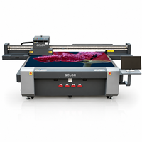 Impresora UV de Cama Plana GCLOR Gen6/Gen5 2513 de 2.5*1.3m con Altura de Impresión de 40cm para Materiales Rígidos y Flexibles