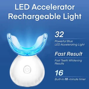 Kit de blanchiment des dents électrique en forme de U avec logo personnalisé, rechargeable par USB - Product Image 3