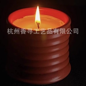 Scented Candle Cylinder <b>Soy</b> <b>Wax</b> 1 Wick Christmas Home Decoration Gift - Product Image 5