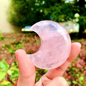 Commercio all'ingrosso speciale scultura in cristallo naturale 5.5cm <span class=keywords><strong>di</strong></span> quarzo <span class=keywords><strong>rosa</strong></span> <span class=keywords><strong>luna</strong></span> lucidato mestiere <span class=keywords><strong>di</strong></span> cristallo <span class=keywords><strong>rosa</strong></span> <span class=keywords><strong>pietra</strong></span> curativa per la decorazione - Product Image 3