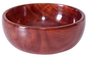 Moderno Tazón de Servir Redondo de Madera de Sheesham Natural, Hecho a Mano, con Acabado Brillante, para Decoración del Hogar - Product Image 2