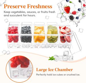 Rectangular <b>Plastic</b> Food Storage <b>Container</b> With <b>Lid</b> Transparent Airtight Stackable Fresh Keeping For Refrigerator Use - Product Image 3