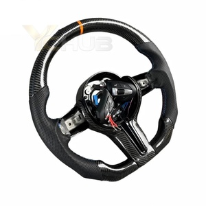 Volante de coche inspirado en las carreras de la serie M de BMW, de fibra de carbono, para los modelos F10, F11, F15, F20, F22, F30, F32, F33, F34, F80, F82, F90, E70, E80 y serie G. - Product Image 4