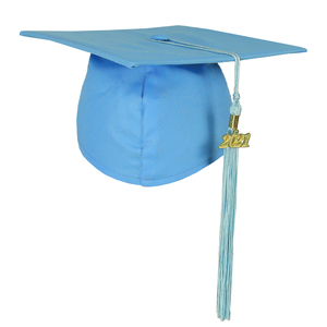 Chapeau <span class=keywords><strong>de</strong></span> graduation carré en satin noir mat tissé, avec pompon, directement <span class=keywords><strong>de</strong></span> l'usine, pour diplôme universitaire <span class=keywords><strong>de</strong></span> licence - Product Image 1