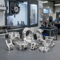 Pièces mécaniques usinées CNC de haute précision sur mesure en acier inoxydable et aluminium