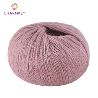 Hilo de encaje 100% de alpaca bebé para tejer a mano, hilo suave y agradable para la piel para bufandas