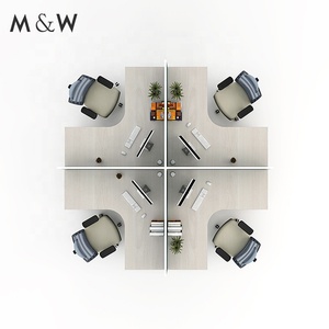 Phong Cách Hiện Đại 4 Ngăn Kéo Bàn Máy Tính Bàn Làm Việc Bàn Gỗ Văn Phòng Tủ - Product Image 5