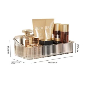 Étagère de rangement en plastique <span class=keywords><strong>pour</strong></span> salle de bain, <span class=keywords><strong>pour</strong></span> trou de <span class=keywords><strong>toilette</strong></span>, murale, étagère à cosmétiques avec installation sans perçage (24x9.5x7CM) - Product Image 5