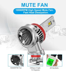 Lampadine LED IKAS di Alta Qualità, Dimensioni 1:1, Fari LED All-in-One V03 H4 H7 H11 9005 9006 70W 12000lm - Product Image 5