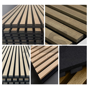 Tùy chỉnh akupanel âm thanh bằng gỗ tấm Tường 2.8m * 0.6m Veneer kết thúc cách âm và kỹ thuật số in tường Bảng điều khiển - Product Image 4