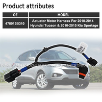 478913B310 Hyundai  Kabel Harness Motor Aktuator untuk Tucson 2010-2014, Sportage 2010-2015 Kabel & Rangkaian Kabel
