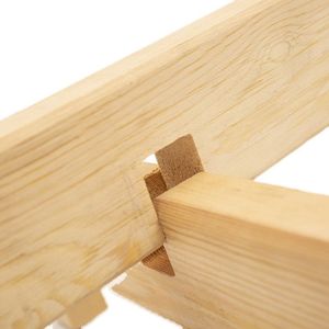 Stone Mill Accessories Wooden Handle Metal Rod Frame Durable Manual Grinding Kit - Product Image 5