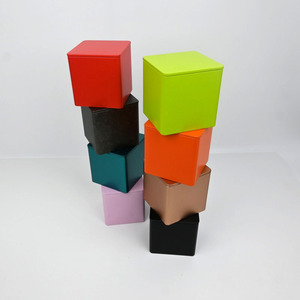 Ready Stock Multi‑color Square Food Grade Tin <b>Box</b> Plain <b>Metal</b> Tin Container For Tea Cookie Candy Gift Storage - Product Image 3
