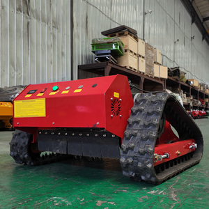 Tondeuse à gazon télécommandée haute performance à essence, chenilles en caoutchouc de 550 mm, hauteur réglable pour terrains de golf et fermes - Product Image 5