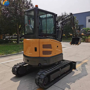 Nouvelle mini-excavatrice sur chenilles 3,5 tonnes avec moteur, pompe, boîte de vitesses, PLC et composants essentiels, livraison gratuite, garantie 1 an - Product Image 2