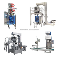Machine de pesage et d'emballage multi-têtes pour snacks en vrac, aliments soufflés, bonbons, fromages, ligne d'emballage de friandises pour animaux de compagnie et de gels pour chiens