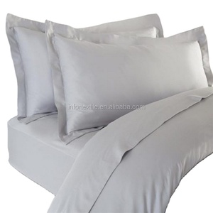 Factory Wholesale Poly <strong>Cotton</strong> Queen Size White Hotel <strong>200</strong> <strong>Thread</strong> <strong>Count</strong> <strong>Percale</strong> Fitted <strong>Sheet</strong> - Product Image 6