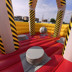 Jeux gonflables interactifs de jouteuse balle de démolition pour 4 personnes, pour événements en plein air - Product Image 6